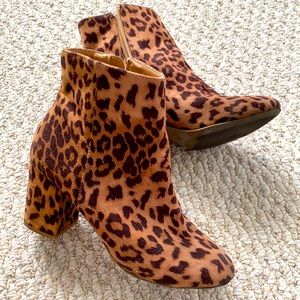Cheetah Print Booties